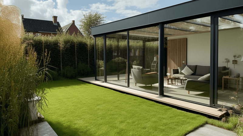 Parois coulissantes en verre